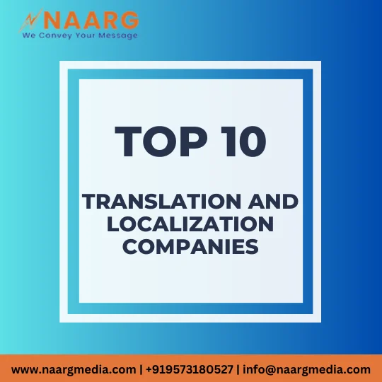 Visual compilation of the Top 10 Translation and Localization Companies in 2024.