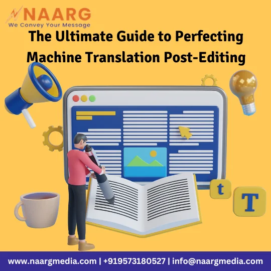 A focused man diligently editing documents, exemplifying the essential steps outlined in the Ultimate Guide to Perfecting Machine Translation Post Editing.